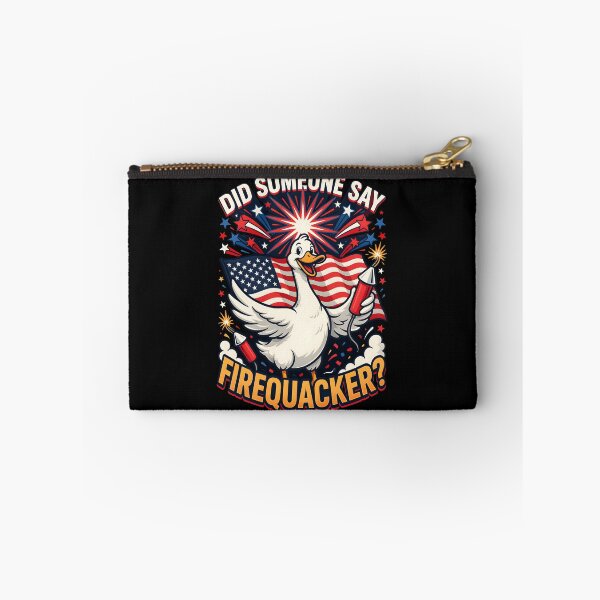 Item preview, Did Someone Say Firequacker Funny Duck American Flag Celebration designed and sold by Redgiant87x.