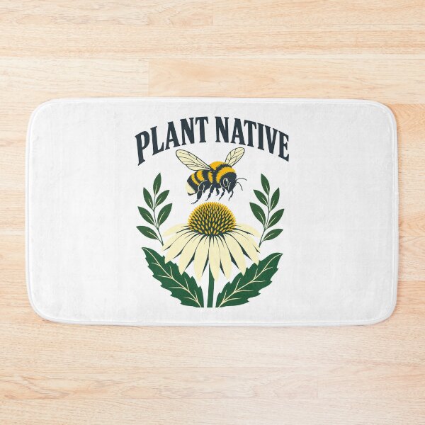 Item preview, Plant Native Bee & Coneflower designed and sold by pirminio.