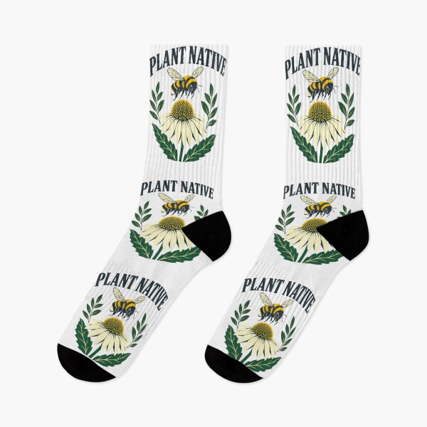 Item preview, Plant Native Bee & Coneflower designed and sold by pirminio.