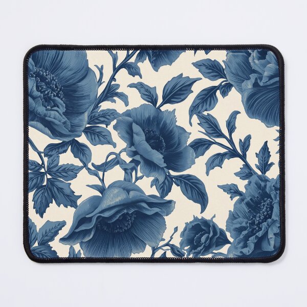 Item preview, Midnight Blue Botanical Roses designed and sold by ArtLiberatis.