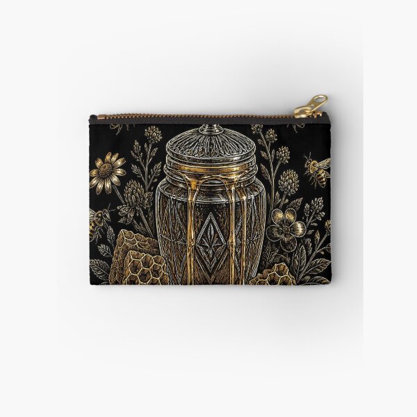 Item preview, Raw Honey Jar Dark Academia Engraving designed and sold by SunnyDesign82.