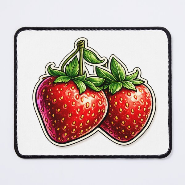 Item preview, Bright red strawberries, a sweet promise designed and sold by No-No-Name.