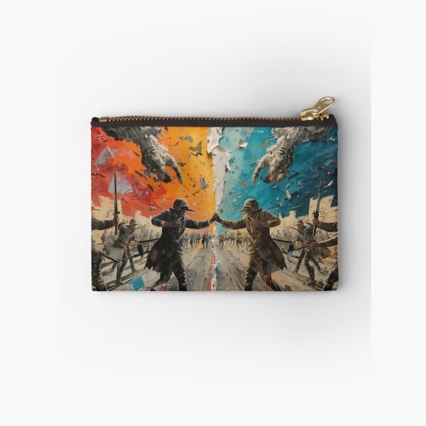 Item preview, Divided by War, United by Humanity | Abstract Anti-War Modern Art Graphic designed and sold by Vvmd.