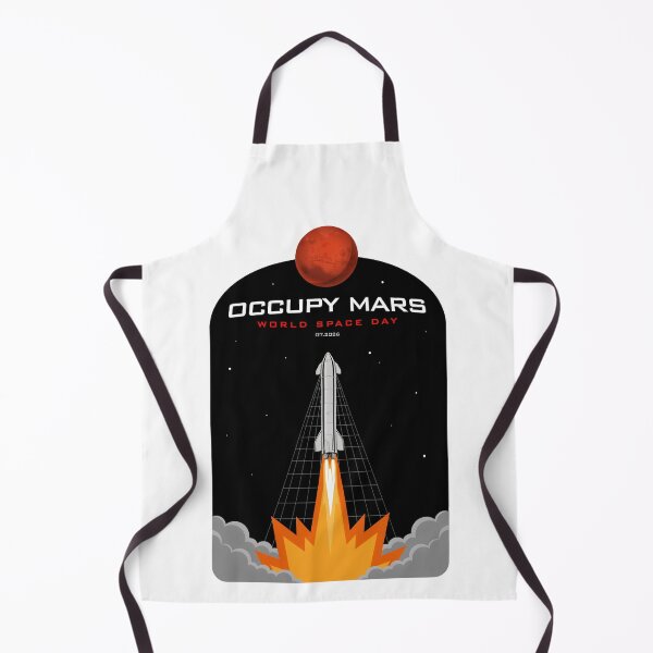 Item preview, Occupy Mars World Space Day Rocket Launch Red Planet Graphic T-Shirt v2 designed and sold by DarylWelsh2024.