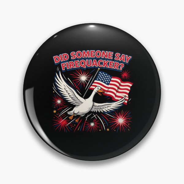 Item preview, Did Someone Say Firequacker Patriotic Duck with Fireworks designed and sold by Redgiant87x.