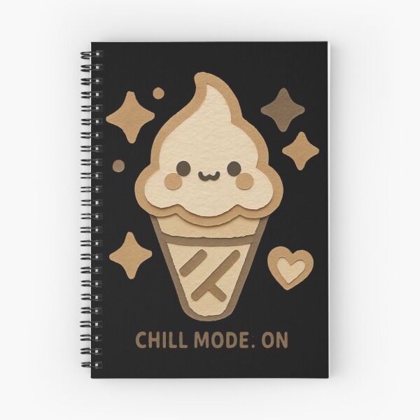 Item preview, Chill Mode On Cute Ice Cream Design designed and sold by ScriptedMoments.