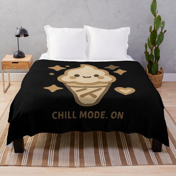 Item preview, Chill Mode On Cute Ice Cream Design designed and sold by ScriptedMoments.