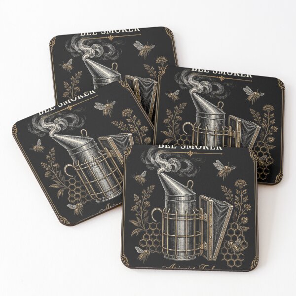 Item preview, Bee Smoker Dark Academia Engraving designed and sold by SunnyDesign82.