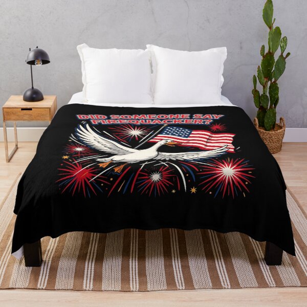 Item preview, Did Someone Say Firequacker Patriotic Duck with Fireworks designed and sold by Redgiant87x.