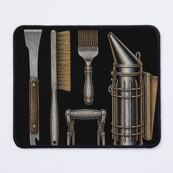 Item preview, Beekeeper Tools Dark Academia Engraving designed and sold by SunnyDesign82.