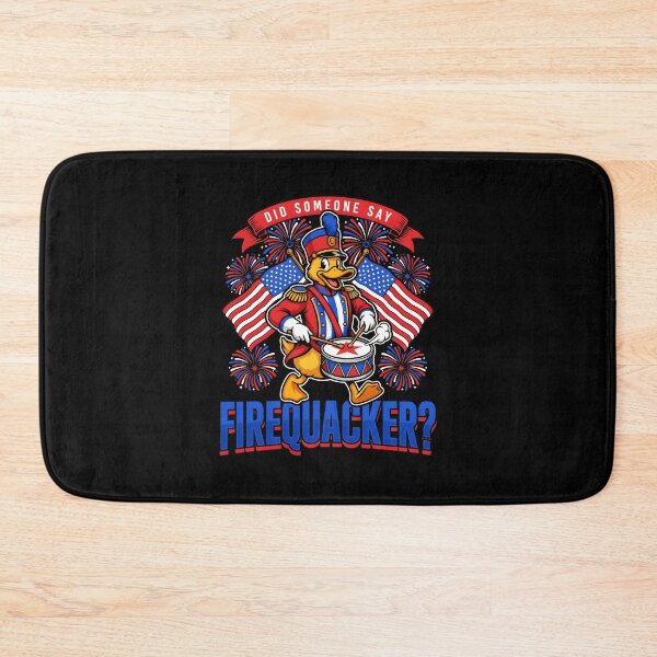 Item preview, Did Someone Say Firequacker Funny Patriotic Duck for July 4th designed and sold by Redgiant87x.