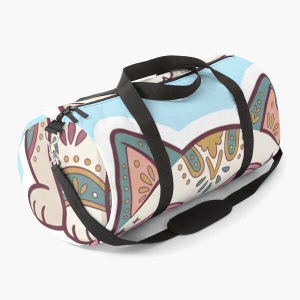 Item preview, Adorable Paisley Pattern Folk Art Cat Illustration designed and sold by Iampoji.