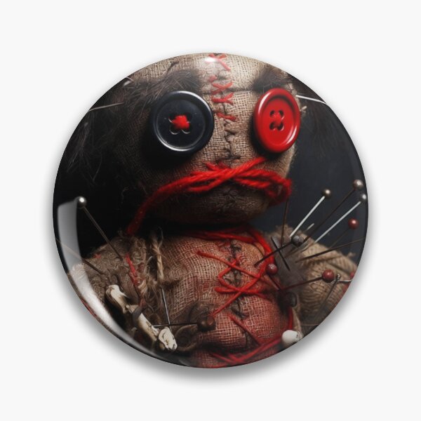Item preview, "Cursed Voodoo Doll - Haunted Haitian Horror Art" designed and sold by ITSimagination.