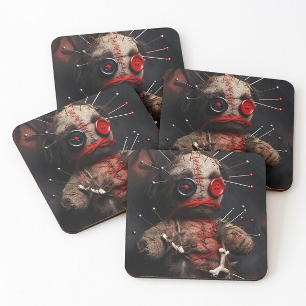 Item preview, "Cursed Voodoo Doll - Haunted Haitian Horror Art" designed and sold by ITSimagination.