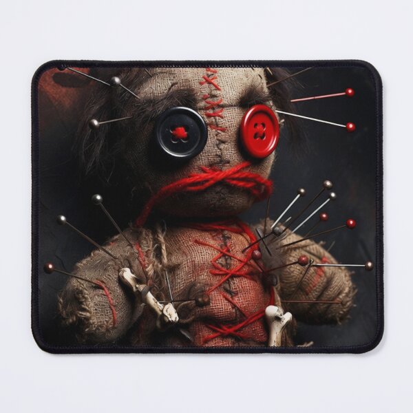 Item preview, "Cursed Voodoo Doll - Haunted Haitian Horror Art" designed and sold by ITSimagination.