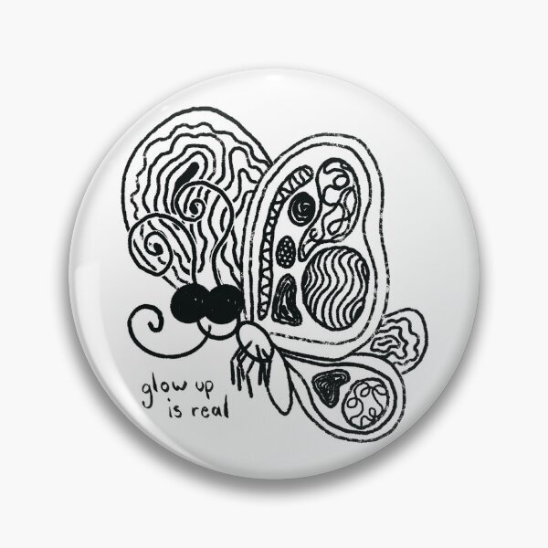 Item preview, Glow Up Is Real | Butterfly | grito manso designed and sold by grito manso.