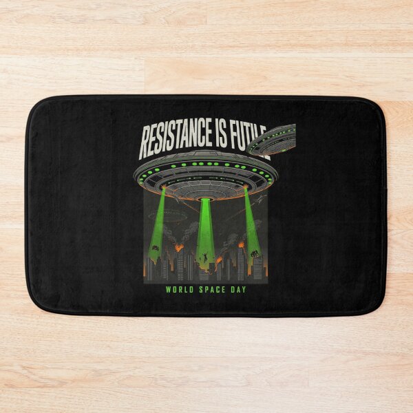 Item preview, Resistance Is Futile World Space Day Alien Invasion UFO Attack T-Shirt v2 designed and sold by DarylWelsh2024.