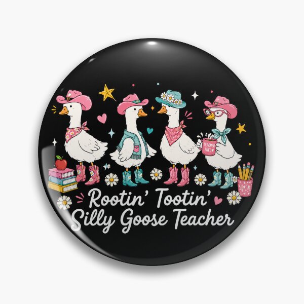 Item preview,  Rootin Tootin Silly Goose Teacher Western Art designed and sold by VGAfanatic.