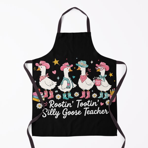 Item preview, Rootin Tootin Silly Goose Teacher Western Art designed and sold by VGAfanatic.