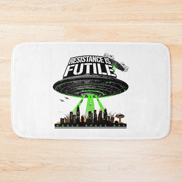 Item preview, Resistance Is Futile World Space Day Alien Invasion UFO Attack T-Shirt v3 designed and sold by DarylWelsh2024.