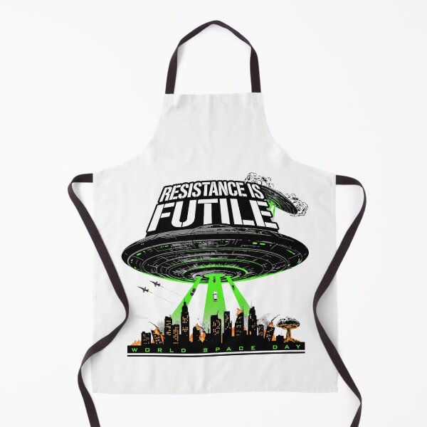 Item preview, Resistance Is Futile World Space Day Alien Invasion UFO Attack T-Shirt v3 designed and sold by DarylWelsh2024.