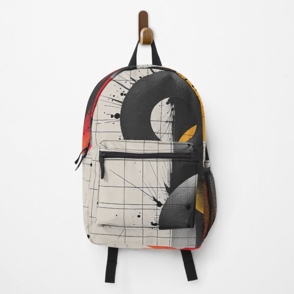 Item preview, Modern Geometric Abstract with Textured Black Circles designed and sold by semenol.