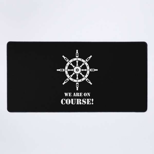 Item preview, We Are On Course! (Beer / Ship’s Wheel / White) designed and sold by MrFaulbaum.