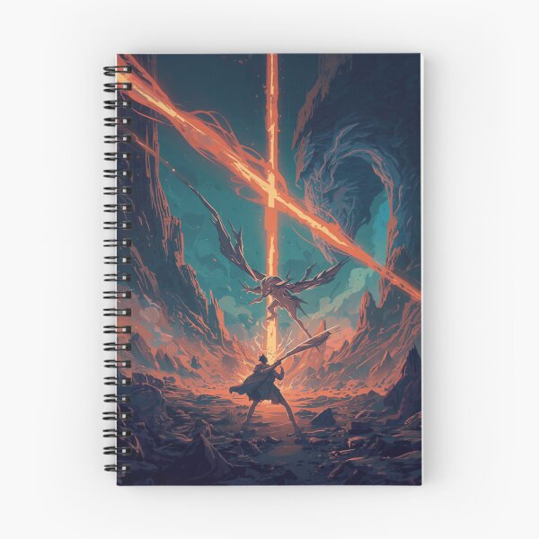 Item preview, Celestial Battle | Epic Fantasy Warrior vs Angel | Dark Sci-Fi Digital Art designed and sold by Vvmd.