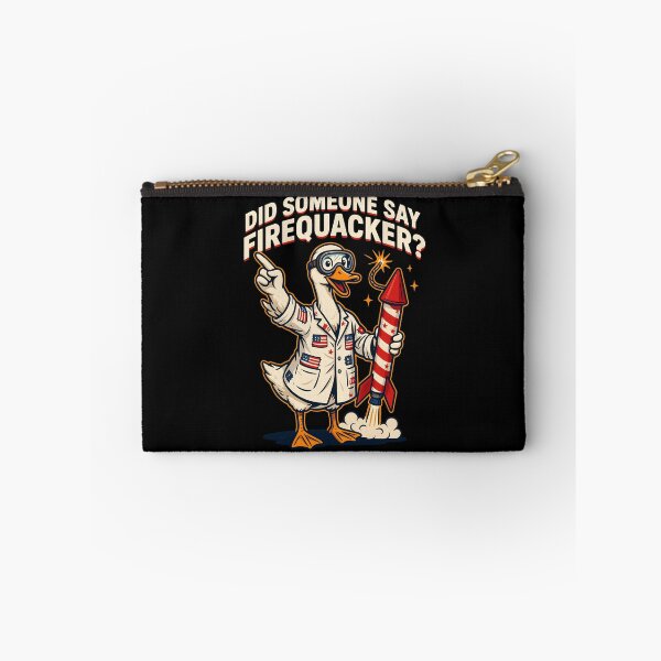 Item preview, Did Someone Say Firequacker Fireworks Duck Pun for Patriotic Fun designed and sold by Redgiant87x.