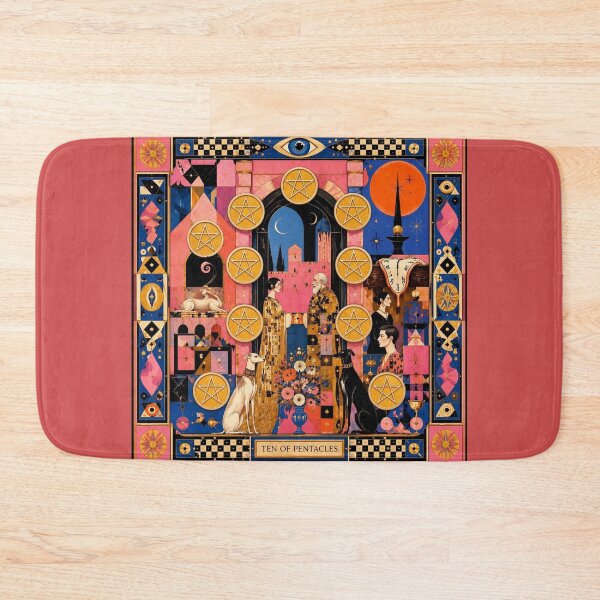 Item preview, Ten of Pentacles - The Legacy of the Golden Age | Symbolist Tarot designed and sold by Natalia-Vlad.