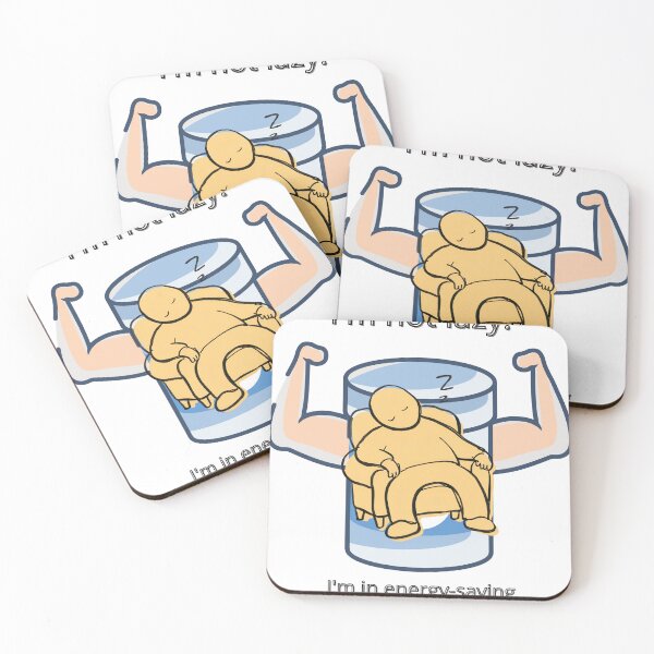 Item preview, I'm Not Lazy. I'm in Energy-Saving Mode. Funny Cartoon Quote designed and sold by ViralStickShop.