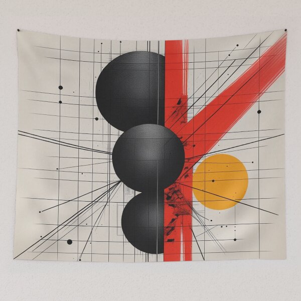Item preview, Suprematist Inspired Abstract Digital Art Print designed and sold by semenol.