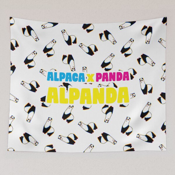 Item preview, Glitch Alpaca panda - Alpanda 2 designed and sold by animinimal.