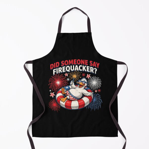 Item preview, Did Someone Say Firequacker Funny American Flag Duck Meme designed and sold by Redgiant87x.