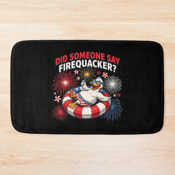 Item preview, Did Someone Say Firequacker Funny American Flag Duck Meme designed and sold by Redgiant87x.