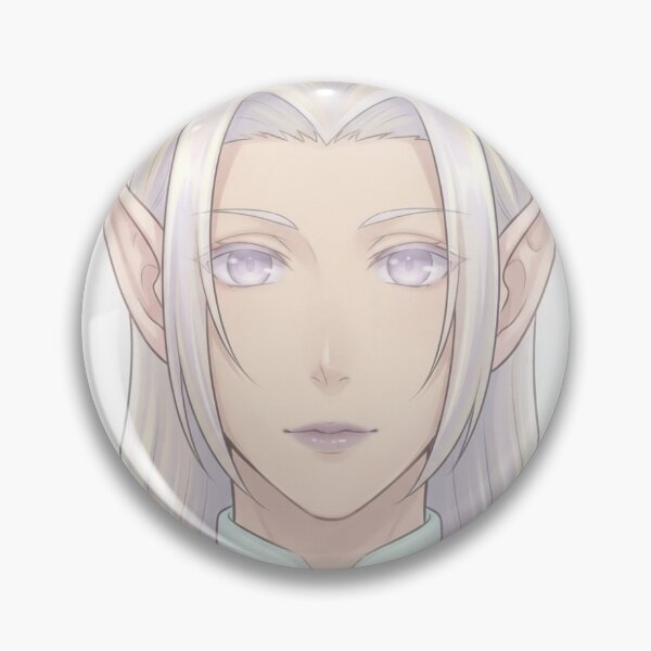 Item preview, Serene White Haired Elf Prince Portrait designed and sold by KaleChub.