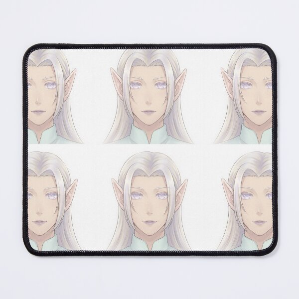 Item preview, Serene White Haired Elf Prince Portrait designed and sold by KaleChub.