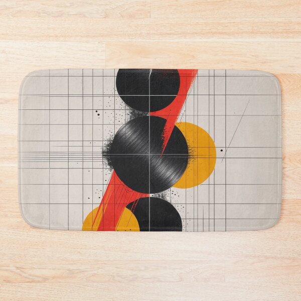Item preview, Contemporary Bauhaus Style Geometric Abstract Artwork designed and sold by semenol.