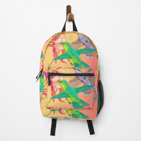 Item preview, Whimsical Dance: Hummingbirds and Columbine Blooms designed and sold by BLUESKY11a.