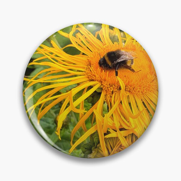Item preview, Sunflower and Pollen Gathering Bee designed and sold by Violaman.