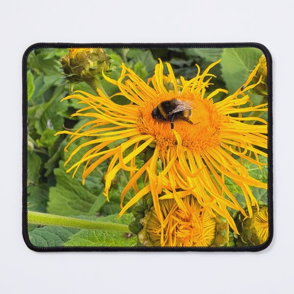 Item preview, Sunflower and Pollen Gathering Bee designed and sold by Violaman.