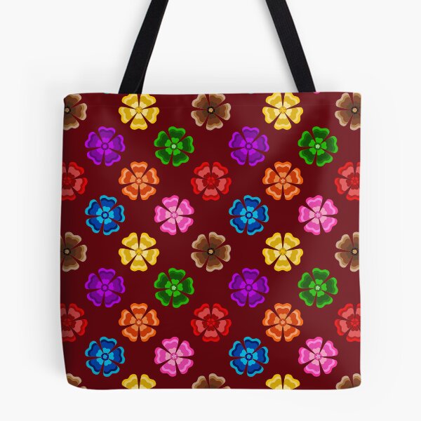 Item preview, Colorful Geometric Floral Petal - Red  designed and sold by PatternTitan.