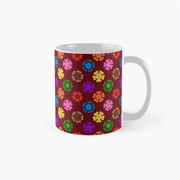 Item preview, Colorful Geometric Floral Petal - Red  designed and sold by PatternTitan.