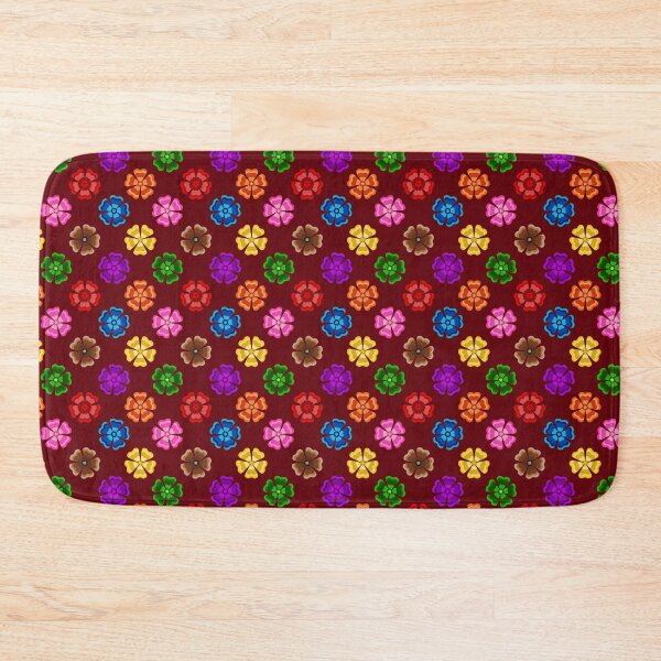 Item preview, Colorful Geometric Floral Petal - Red  designed and sold by PatternTitan.