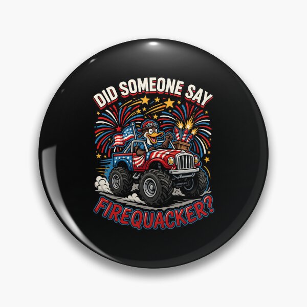 Item preview, Did Someone Say Firequacker Cute Funny Patriotic Duck designed and sold by Redgiant87x.