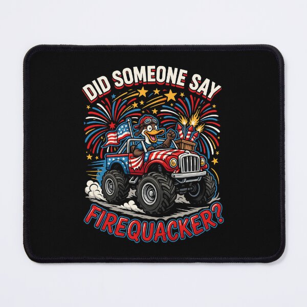 Item preview, Did Someone Say Firequacker Cute Funny Patriotic Duck designed and sold by Redgiant87x.