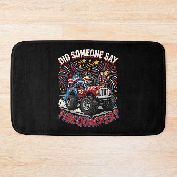 Item preview, Did Someone Say Firequacker Cute Funny Patriotic Duck designed and sold by Redgiant87x.