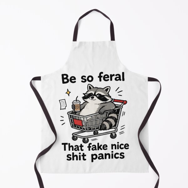 Item preview, Feral Raccoon Shopping Chaos designed and sold by ChocoMellowCo.