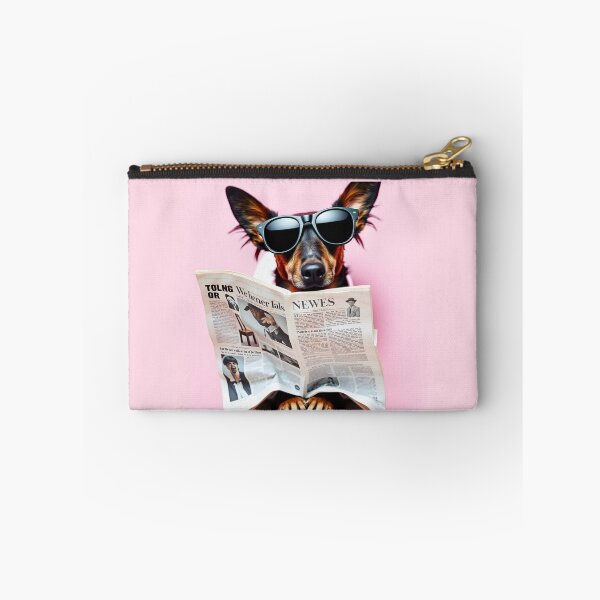 Item preview, Cool Dachshund Reading Newspaper designed and sold by CooksCreators.