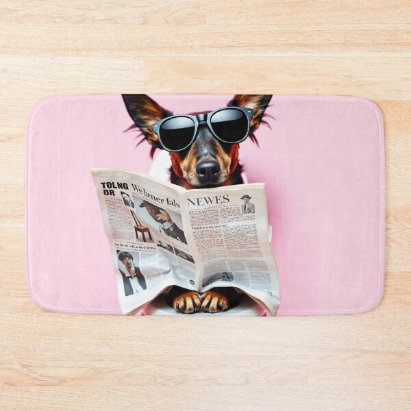 Item preview, Cool Dachshund Reading Newspaper designed and sold by CooksCreators.